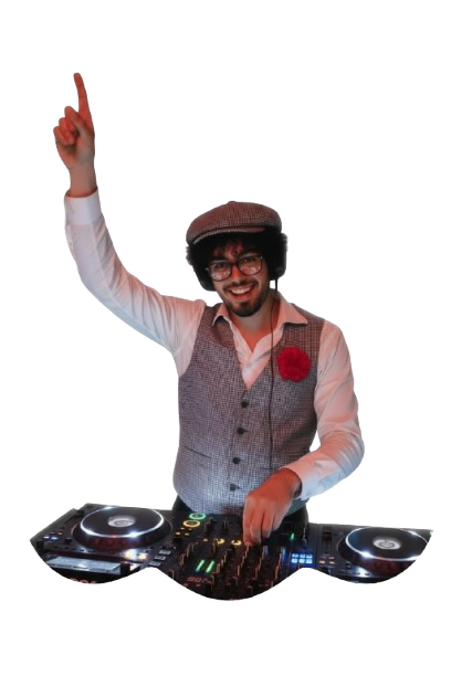 DJ Galan in club attire